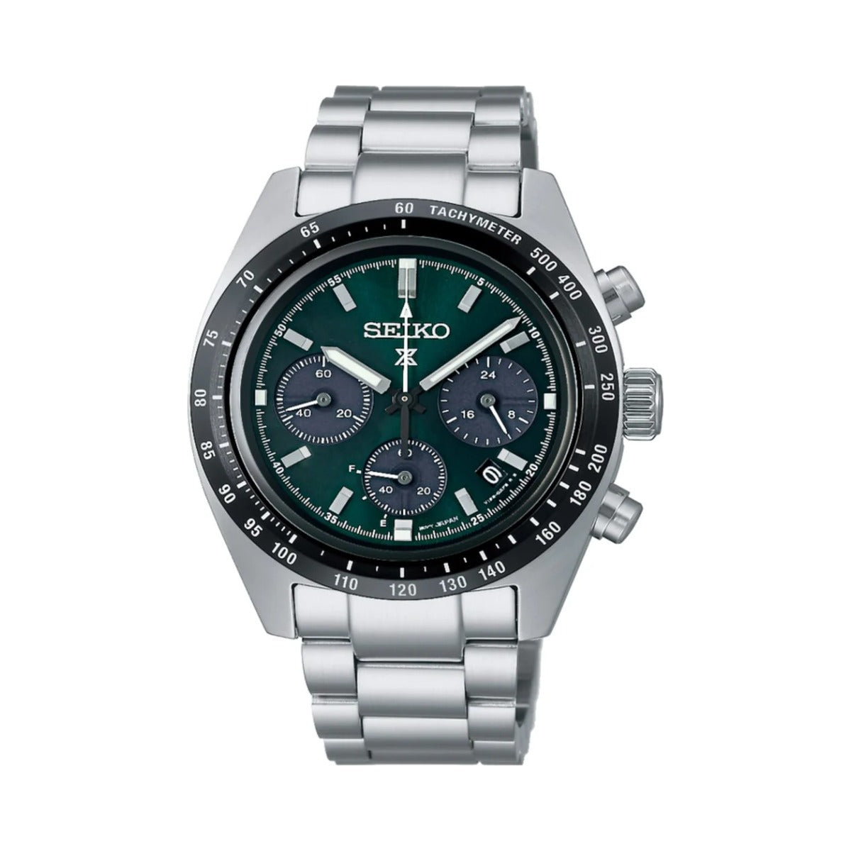 Seiko Prospex Speedtimer SSC933P1 deep green dial