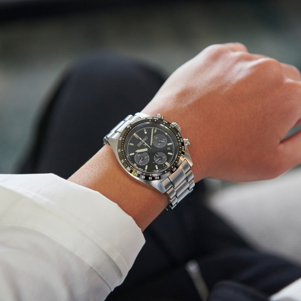 Seiko Prospex Speedtimer SSC819P1 on the wrist