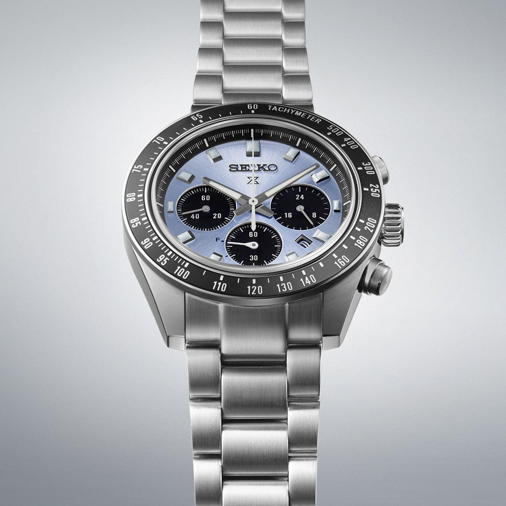 Seiko Prospex Speedtimer SSC935P1 side view