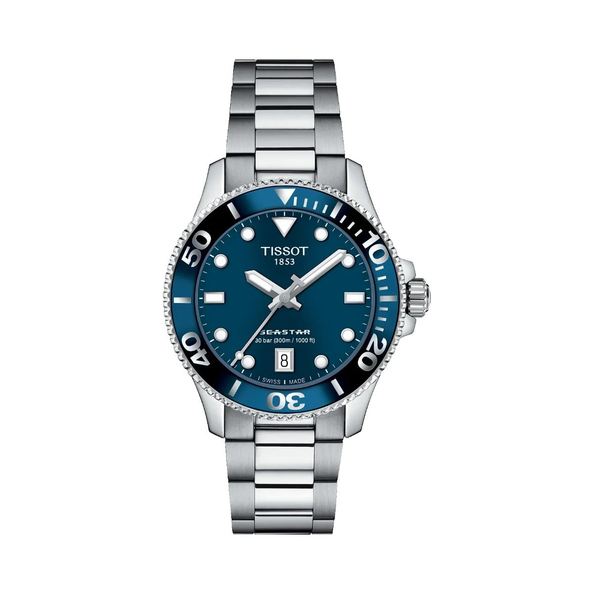 Tissot Seastar 1000 T120.210.11.041.00 blue dial 36 mm