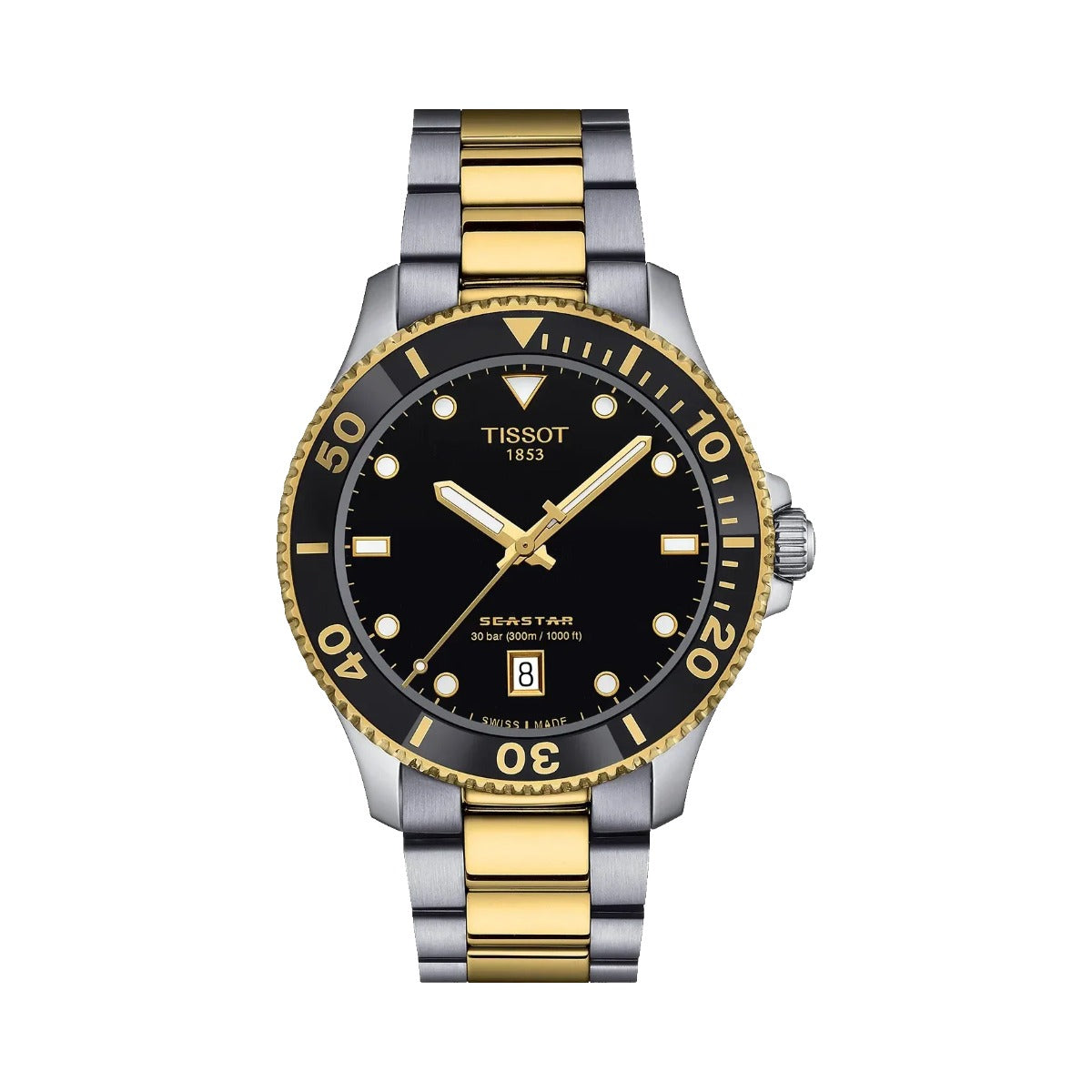 Tissot Seastar 1000 T120.410.22.051.00 two-tone gold
